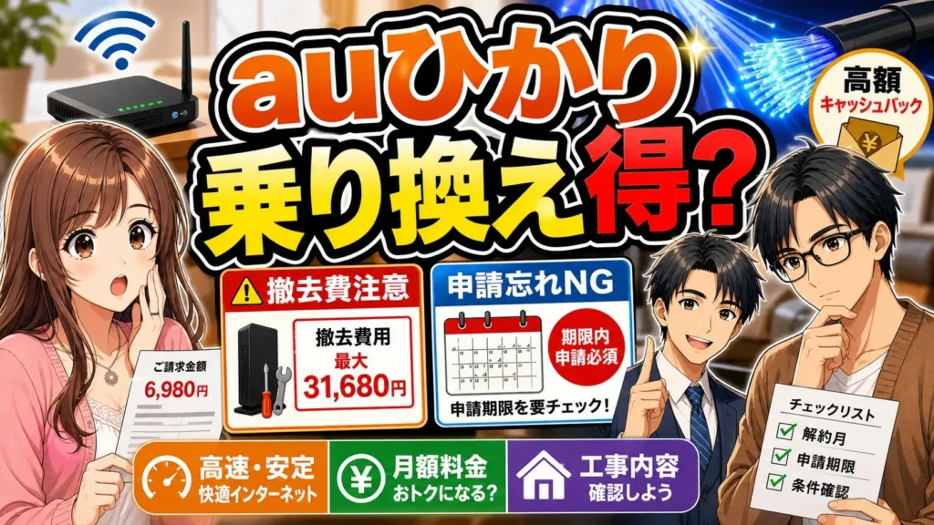 auひかり 乗り換え