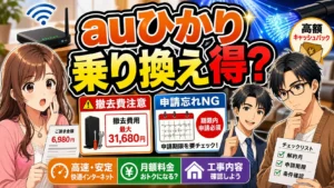 auひかり 乗り換え