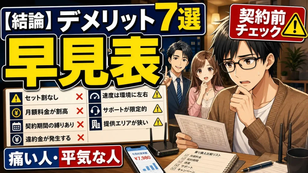 マネーフォワード光 デメリット