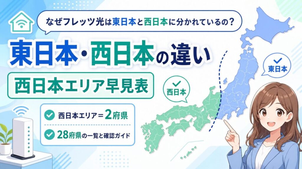 フレッツ光エリア西日本