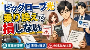 ビッグローブ光 乗り換え
