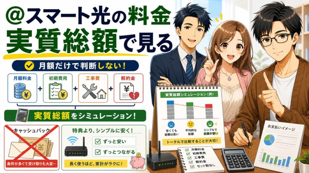 アットスマート光 料金