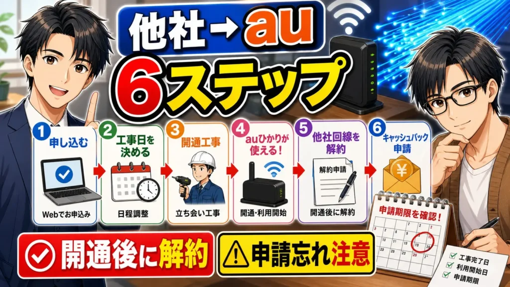 auひかり 乗り換え