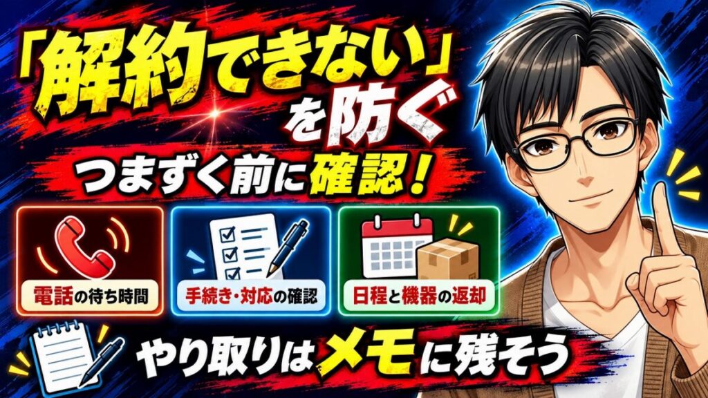 ソフトバンク光 解約できない