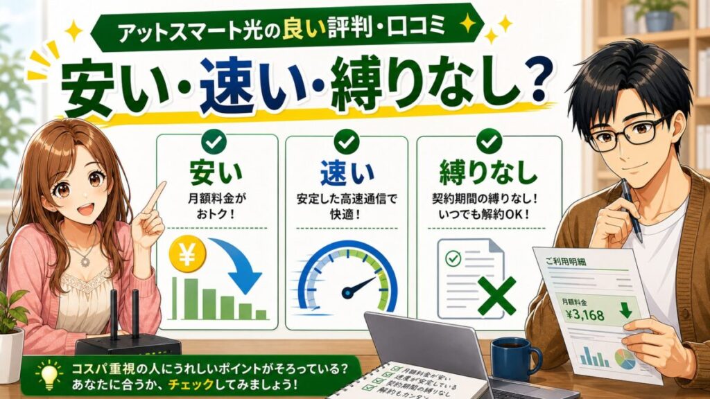 アットスマート光 評判