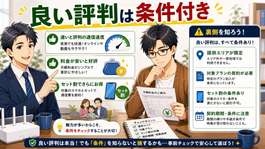 コミュファ光 評判
