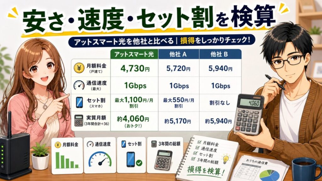 アットスマート光 評判