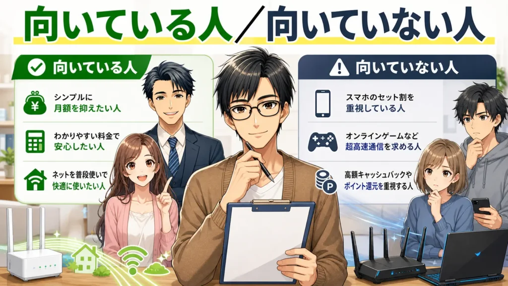 おてがる光 乗り換え