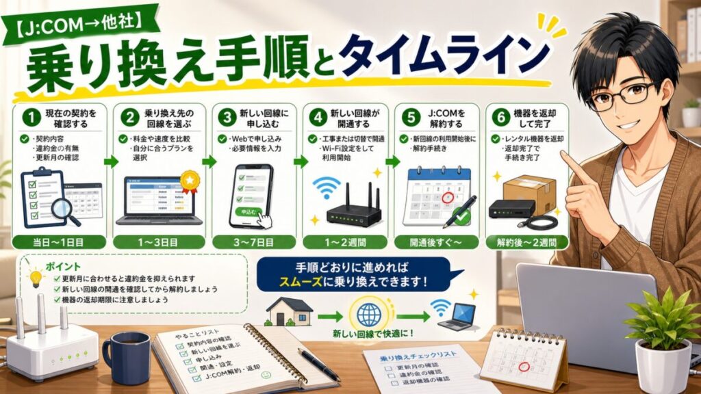 jcom 乗り換え