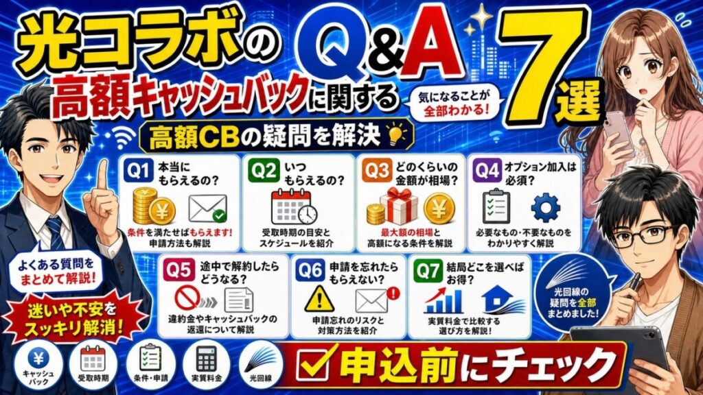 1番高額なキャッシュバックがもらえる光コラボ