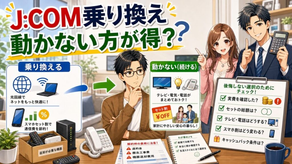 jcom 乗り換え