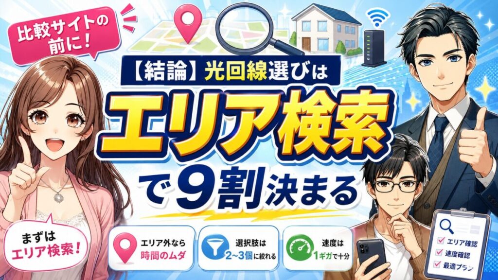 光回線エリア検索