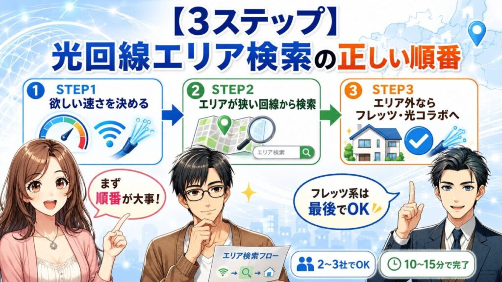光回線エリア検索