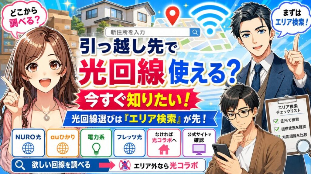 光回線エリア検索