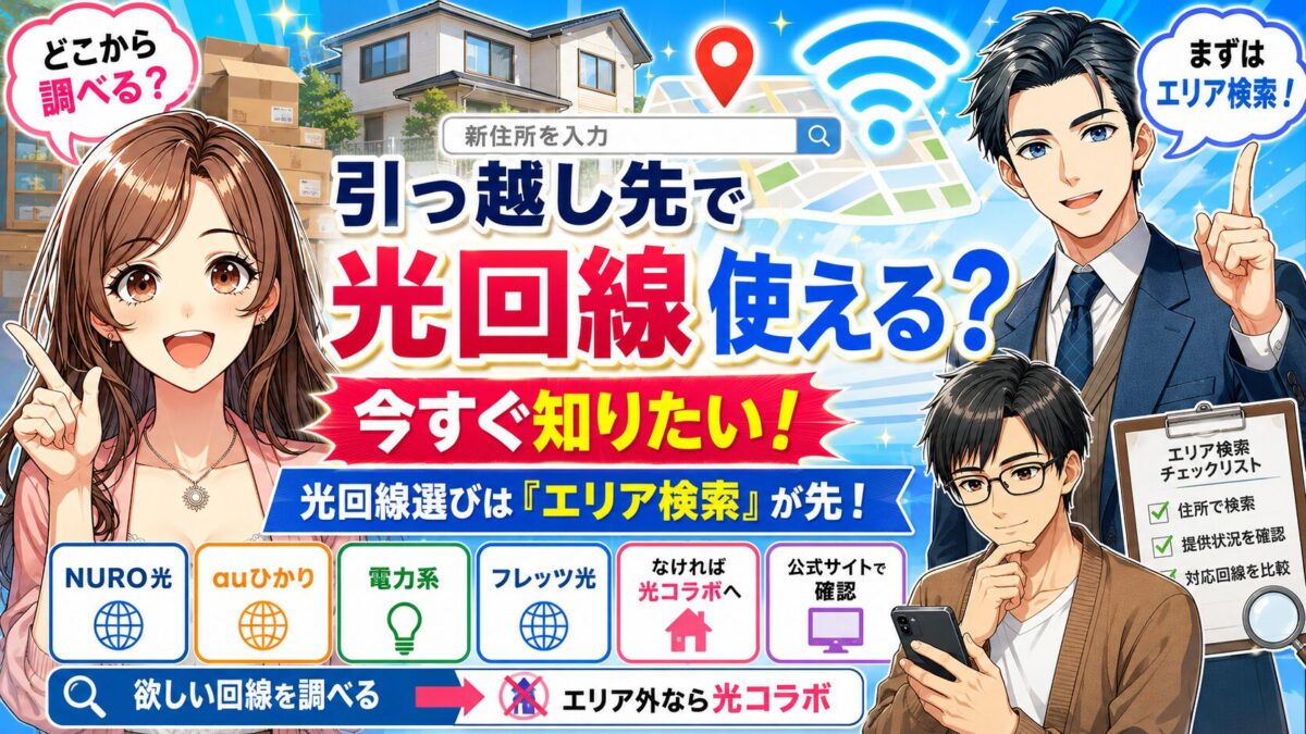 光回線エリア検索