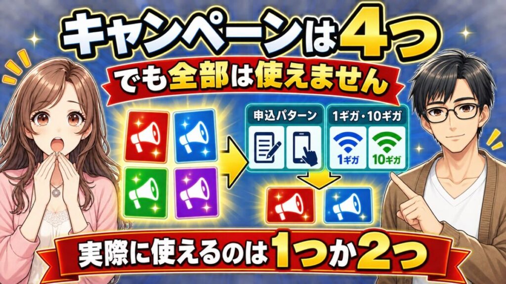 アットスマート光 キャンペーン