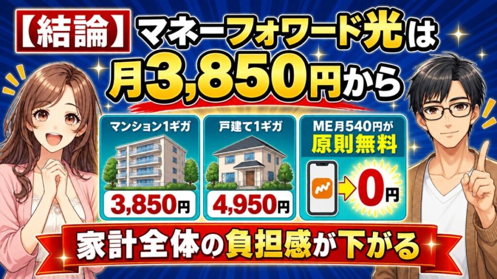 マネーフォワード光 料