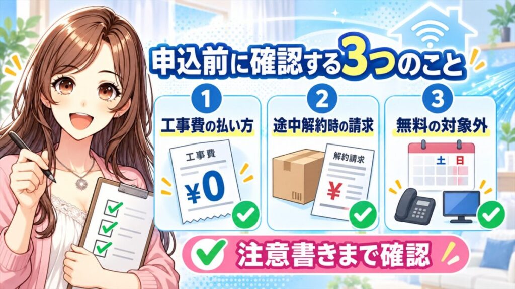 光回線 工事費無料