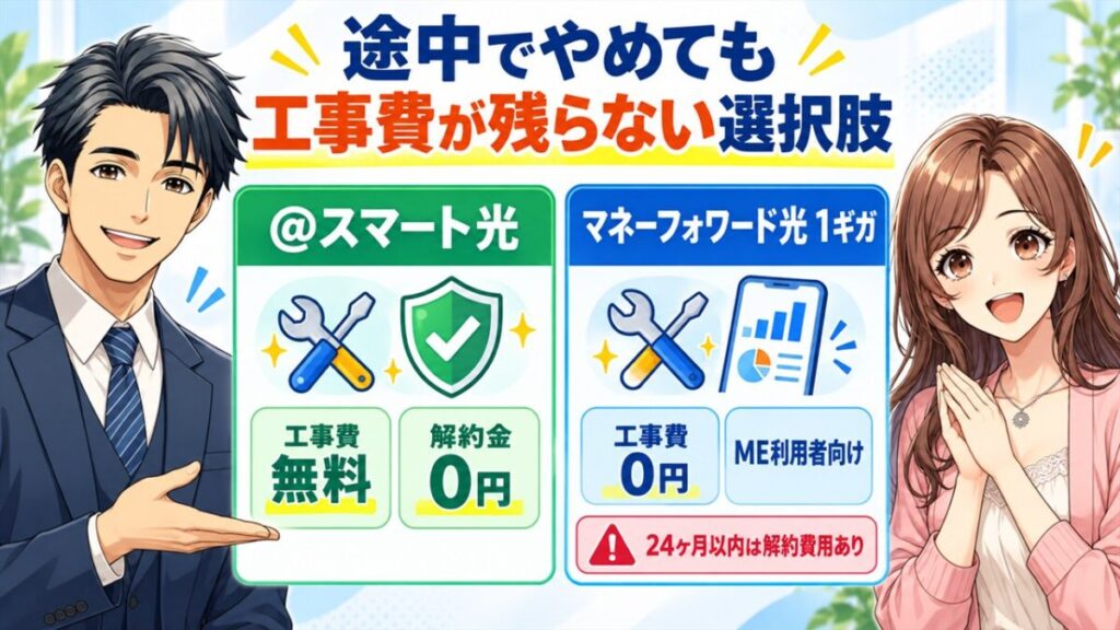 光回線 工事費無料